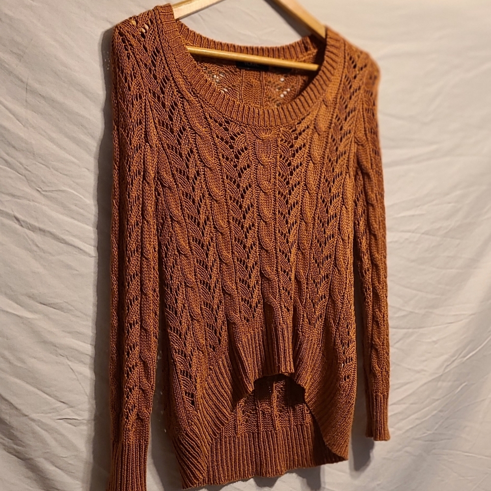 VERVE BRUNT ORANGE SWEATER